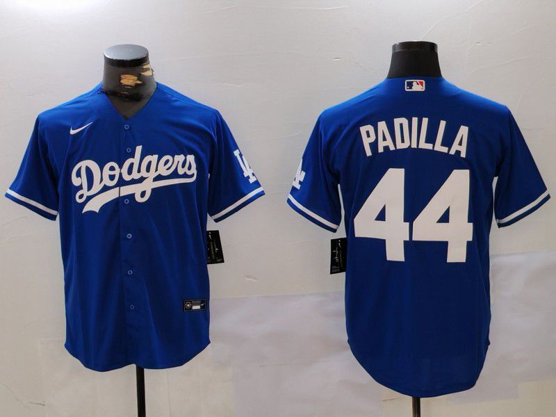 Men Los Angeles Dodgers #44 Padilla Blue Game 2024 Nike MLB Jersey style 5